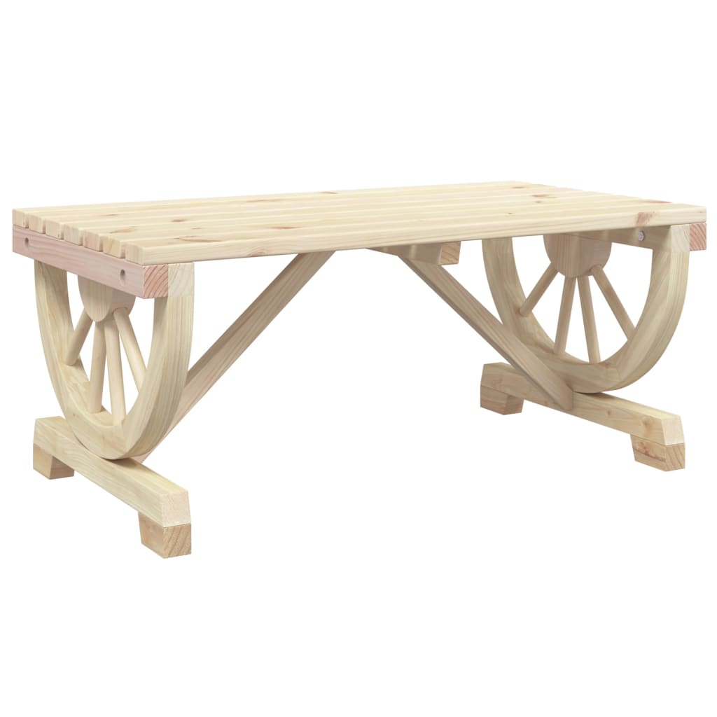 Table de jardin 90x50x40 cm en bois de pin massif