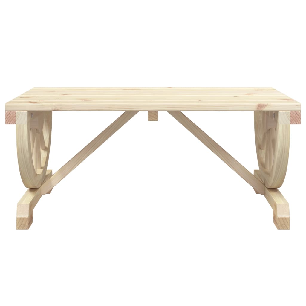 Table de jardin 90x50x40 cm en bois de pin massif