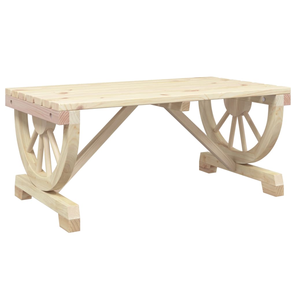 Table de jardin 90x50x40 cm en bois de pin massif