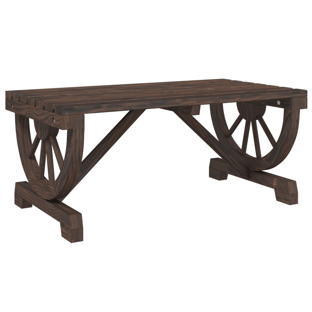 Table de jardin 90x50x40 cm en bois de pin massif