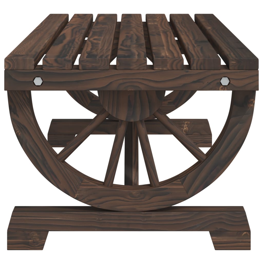 Table de jardin 90x50x40 cm en bois de pin massif