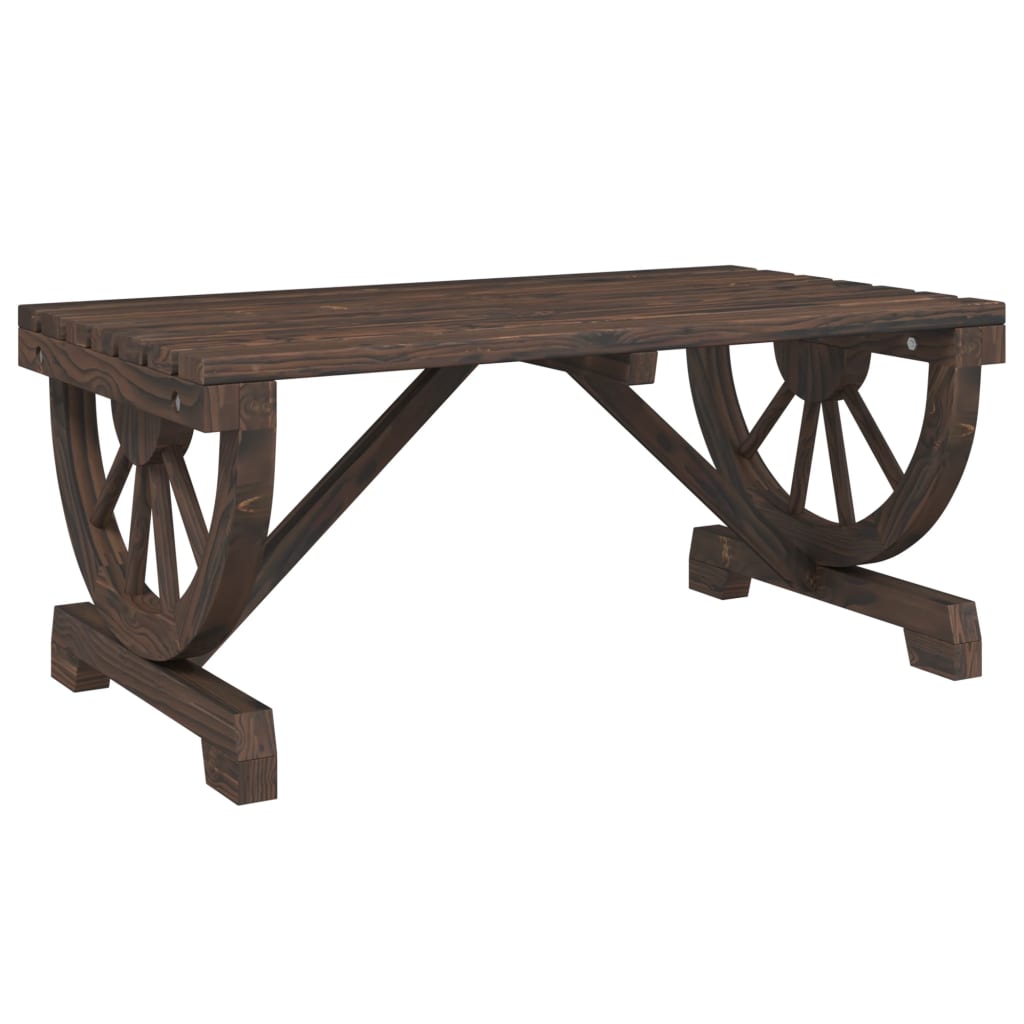 Table de jardin 90x50x40 cm en bois de pin massif