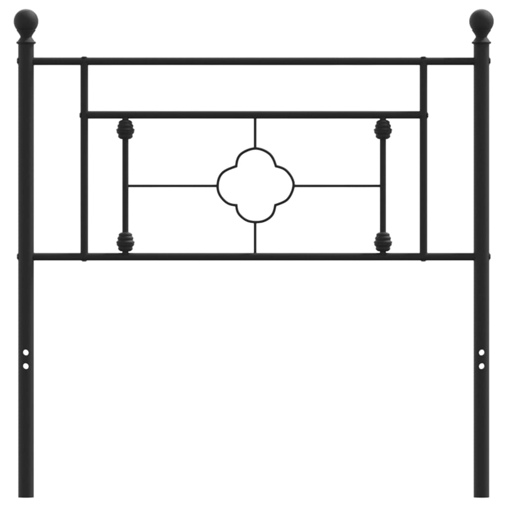 Hoofdbord 120 cm metaal