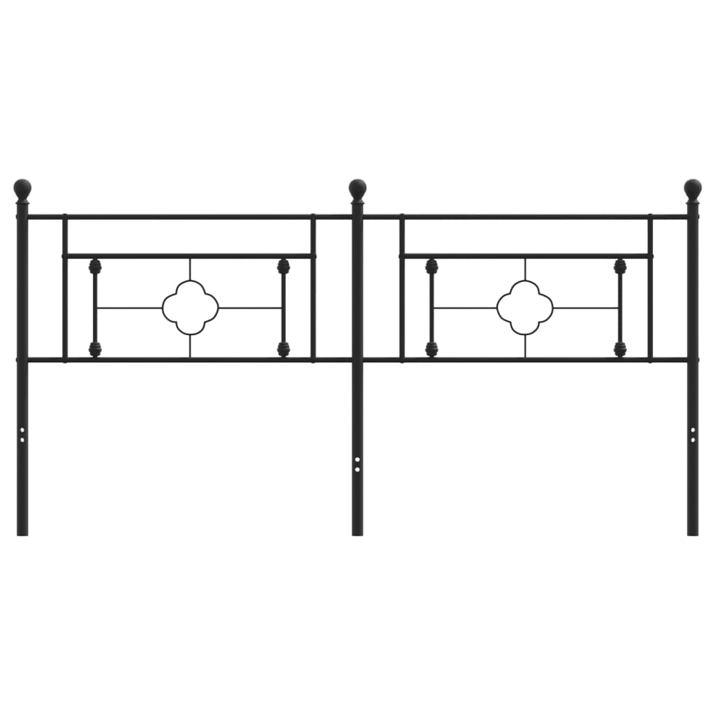 Hoofdbord 120 cm metaal