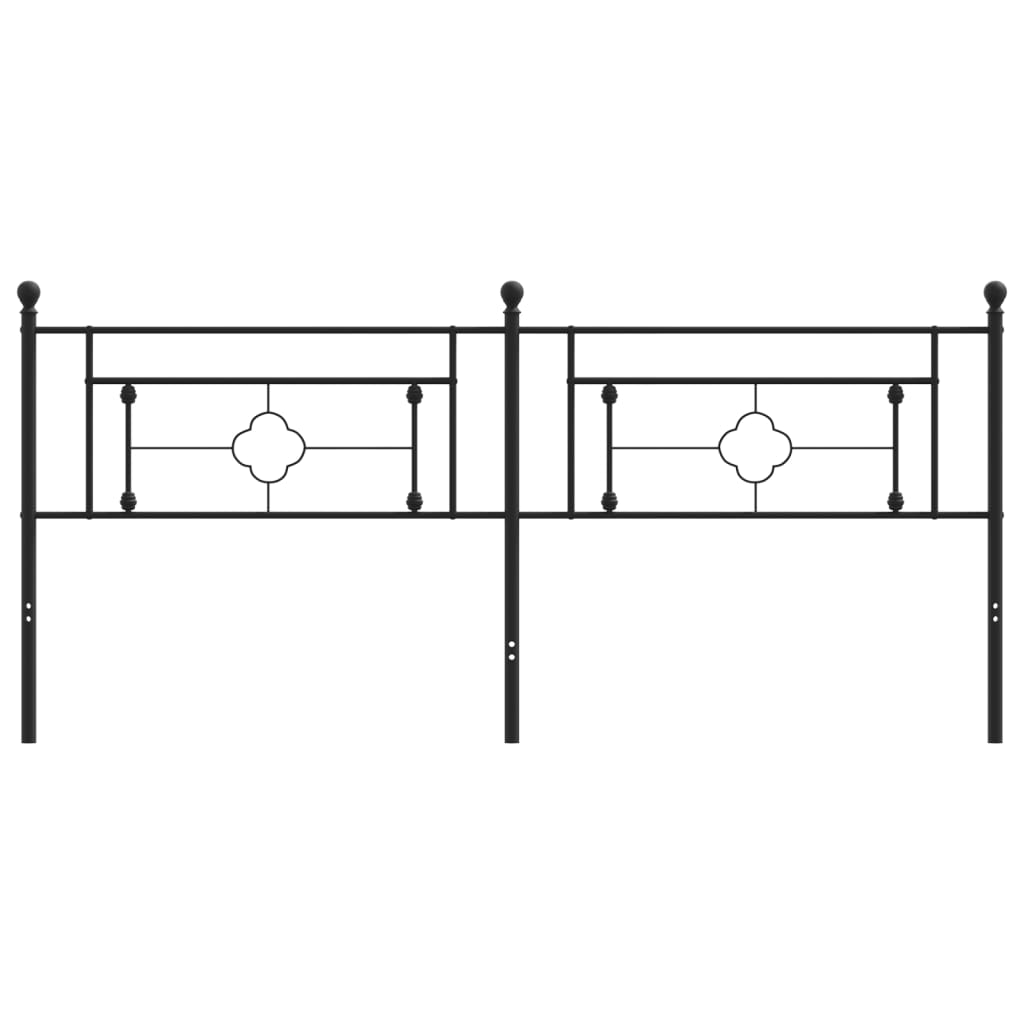 Hoofdbord 120 cm metaal