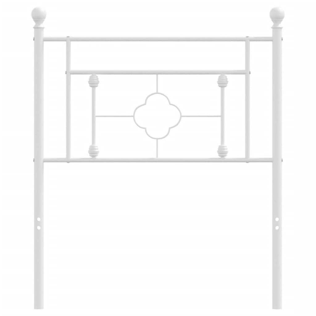 Hoofdbord 120 cm metaal