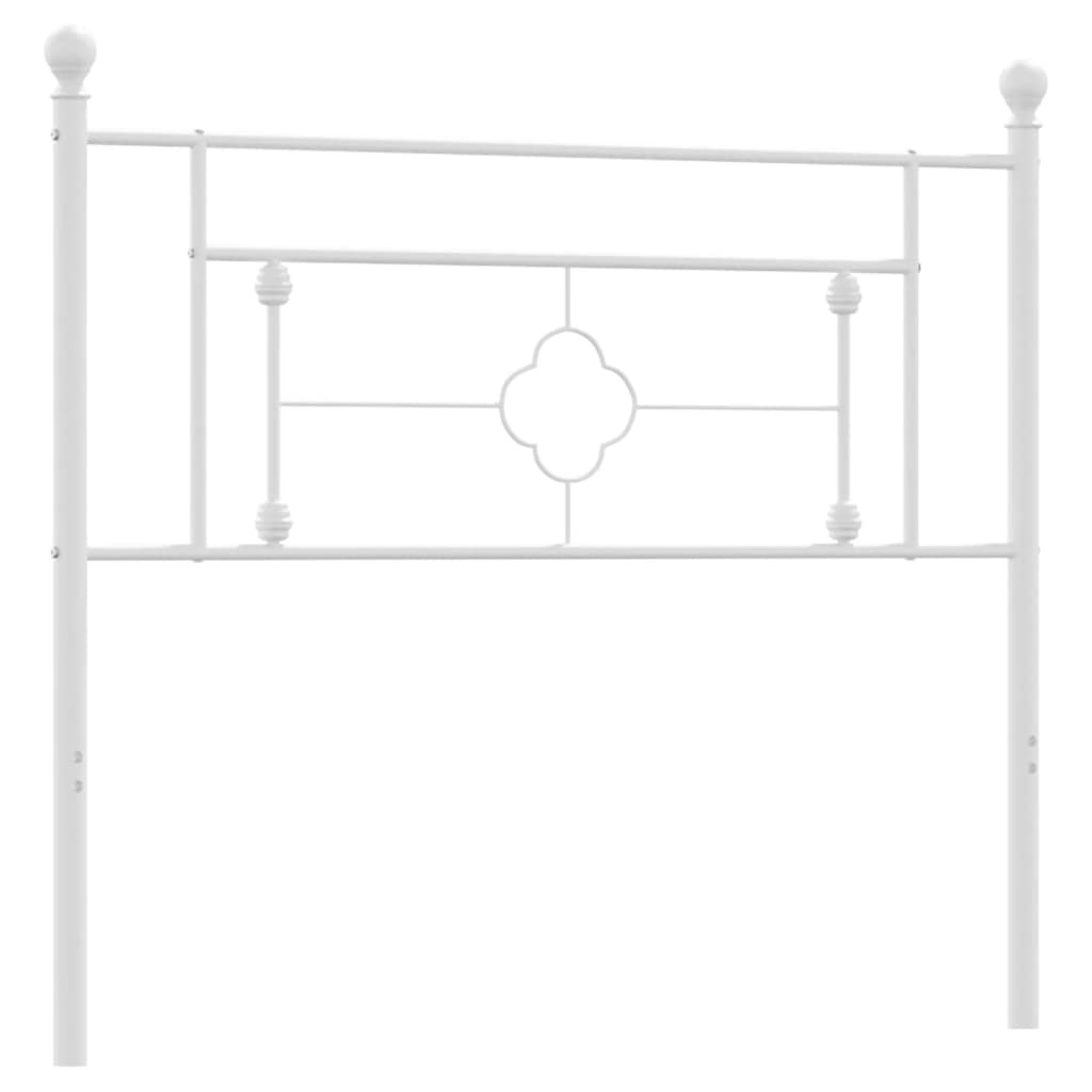 Hoofdbord 120 cm metaal