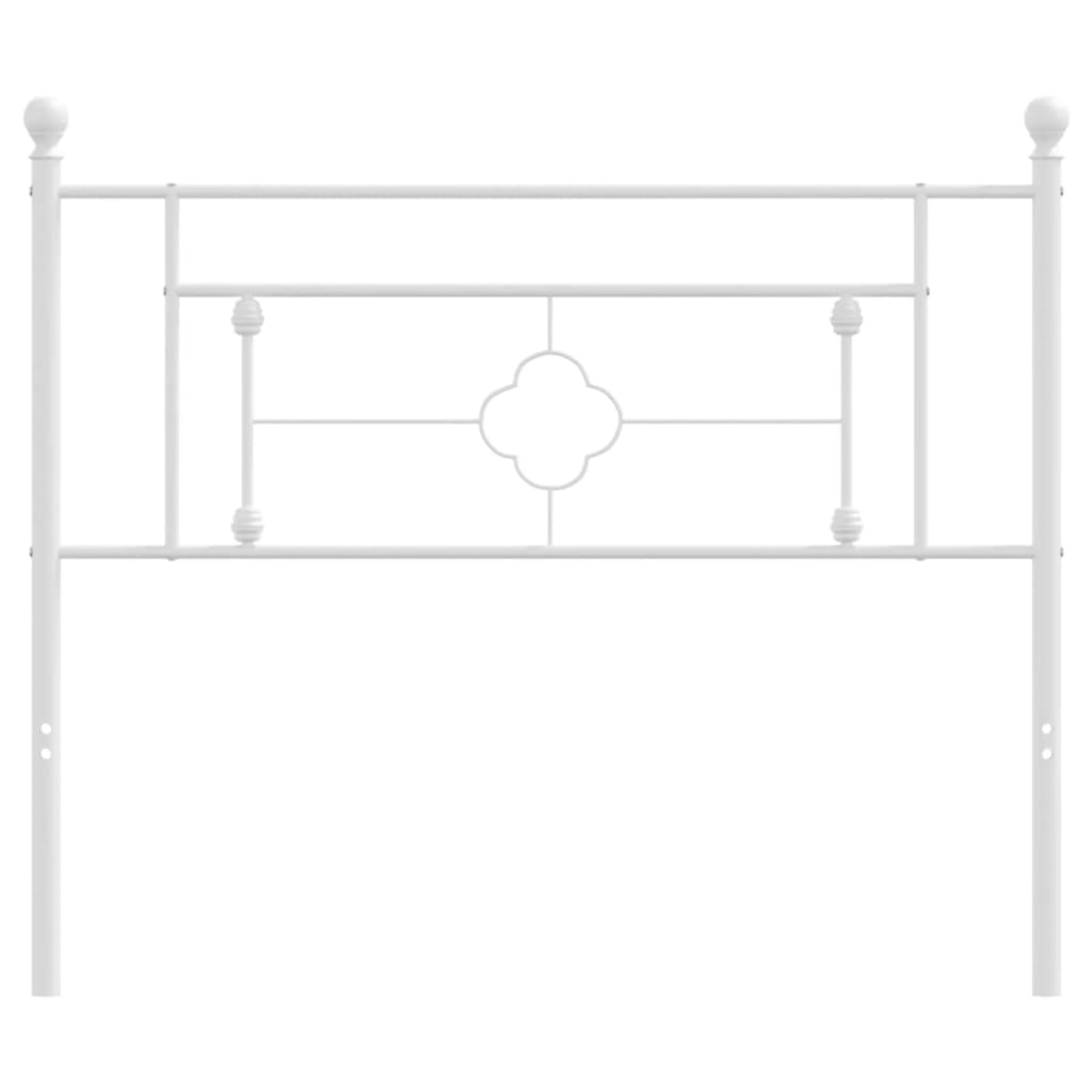 Hoofdbord 120 cm metaal