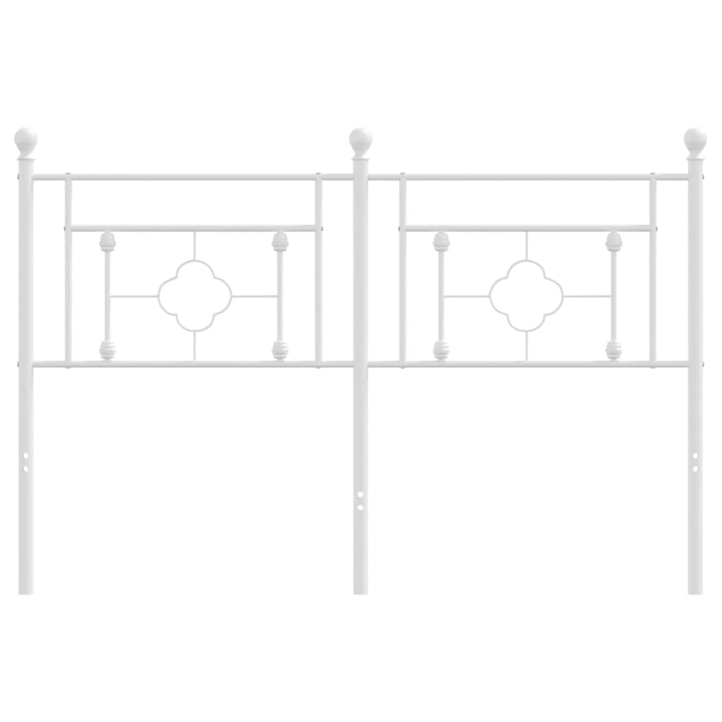 Hoofdbord 120 cm metaal