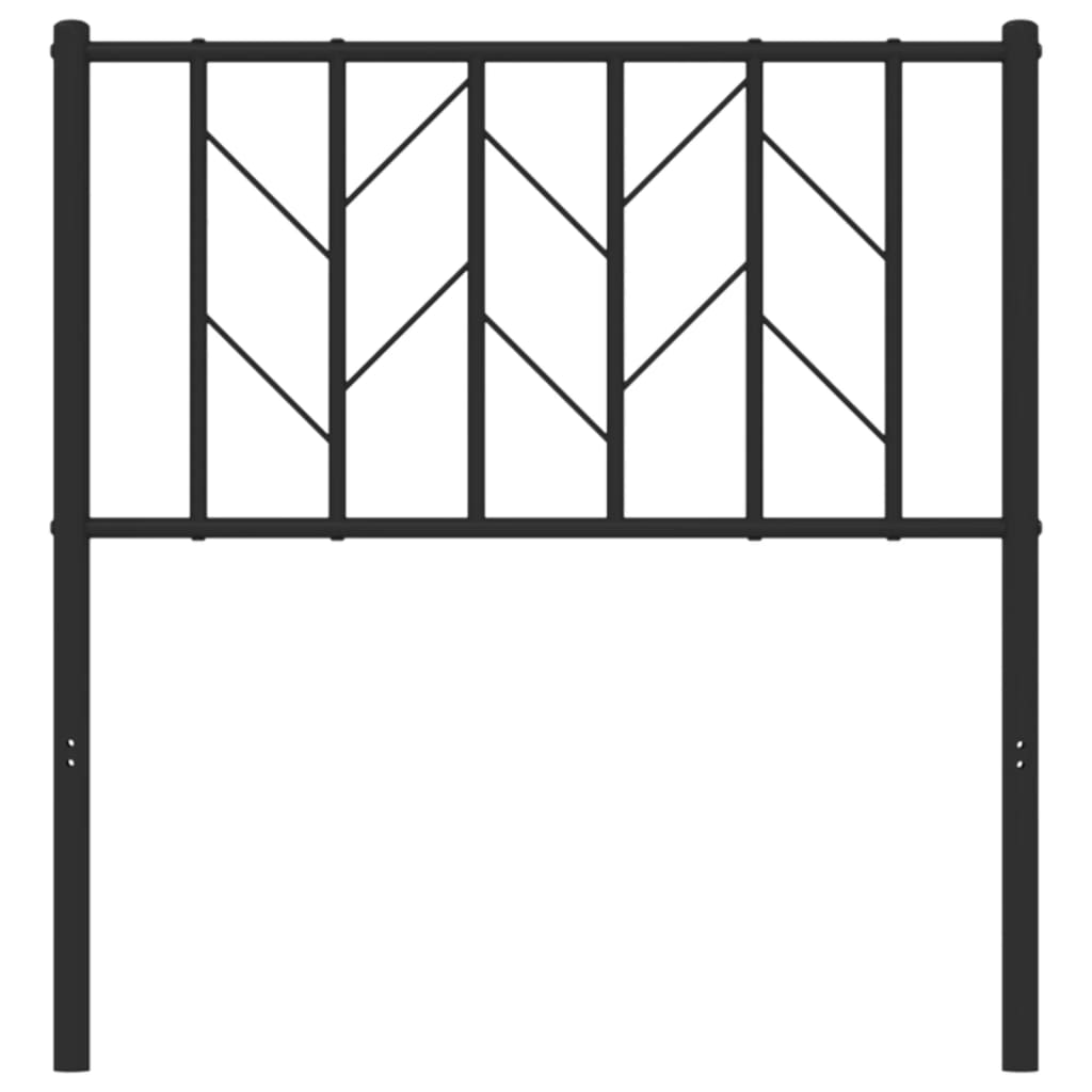 Hoofdbord 120 cm metaal