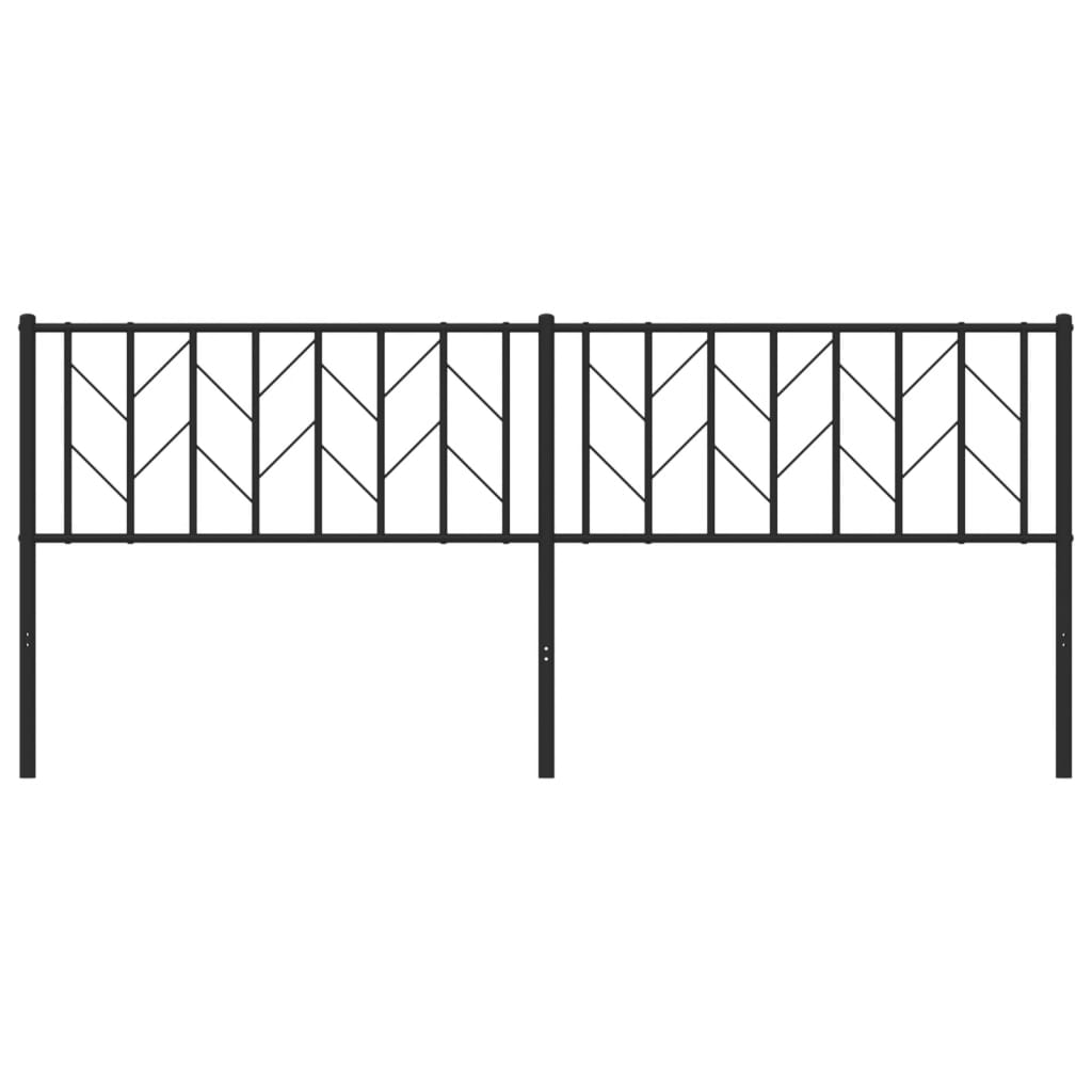 Hoofdbord 120 cm metaal