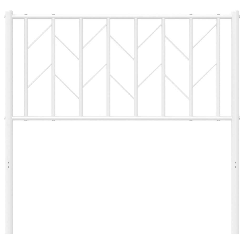 Hoofdbord 120 cm metaal