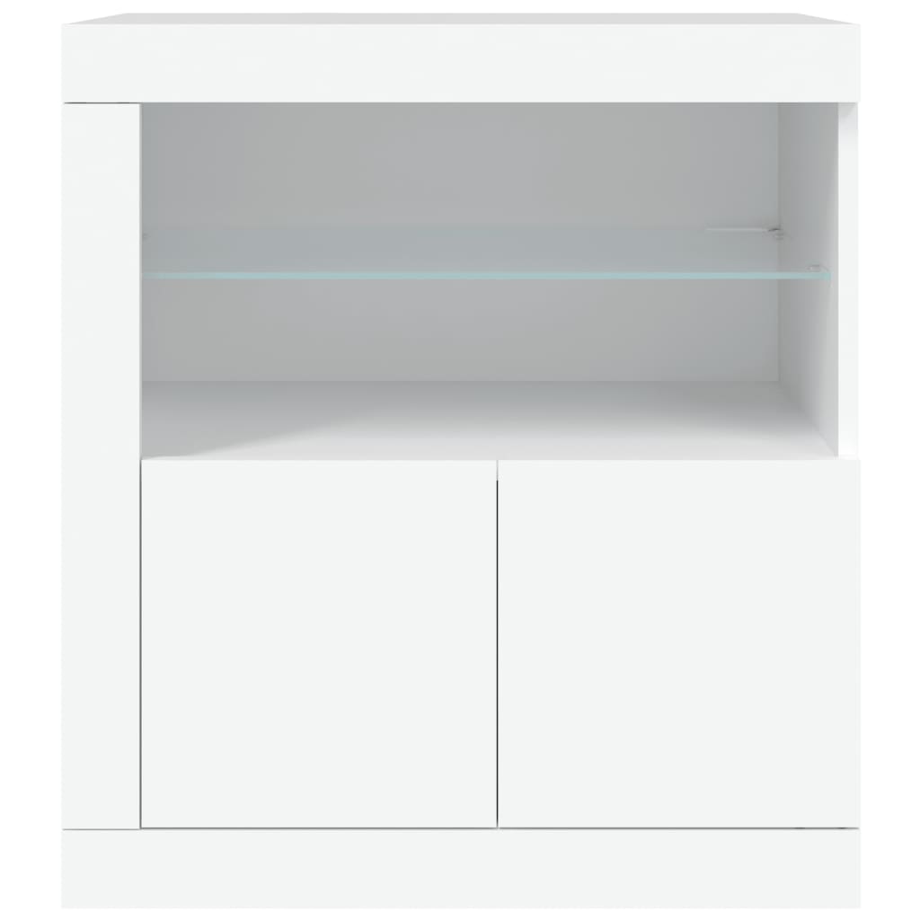 Buffet avec éclairage LED 60,5x37x67 cm