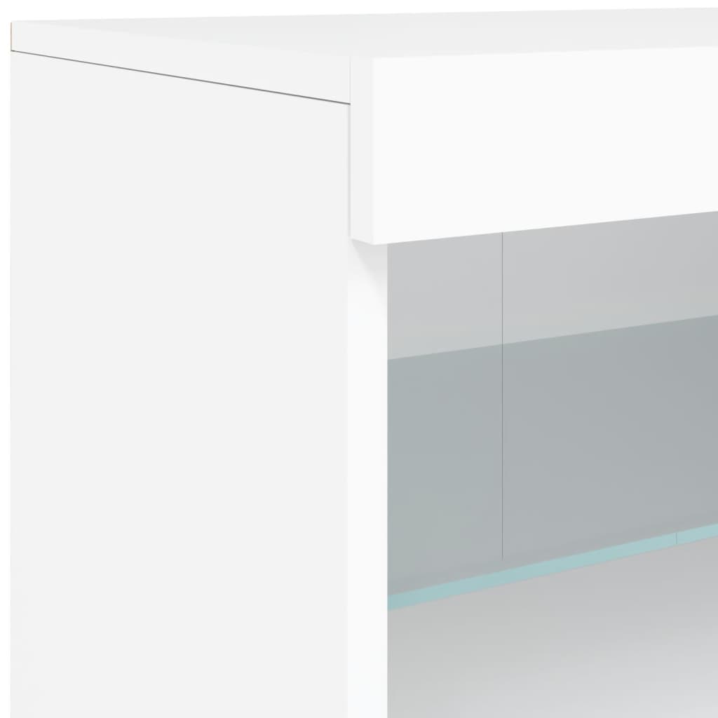 Buffet avec éclairage LED 60x37x67 cm