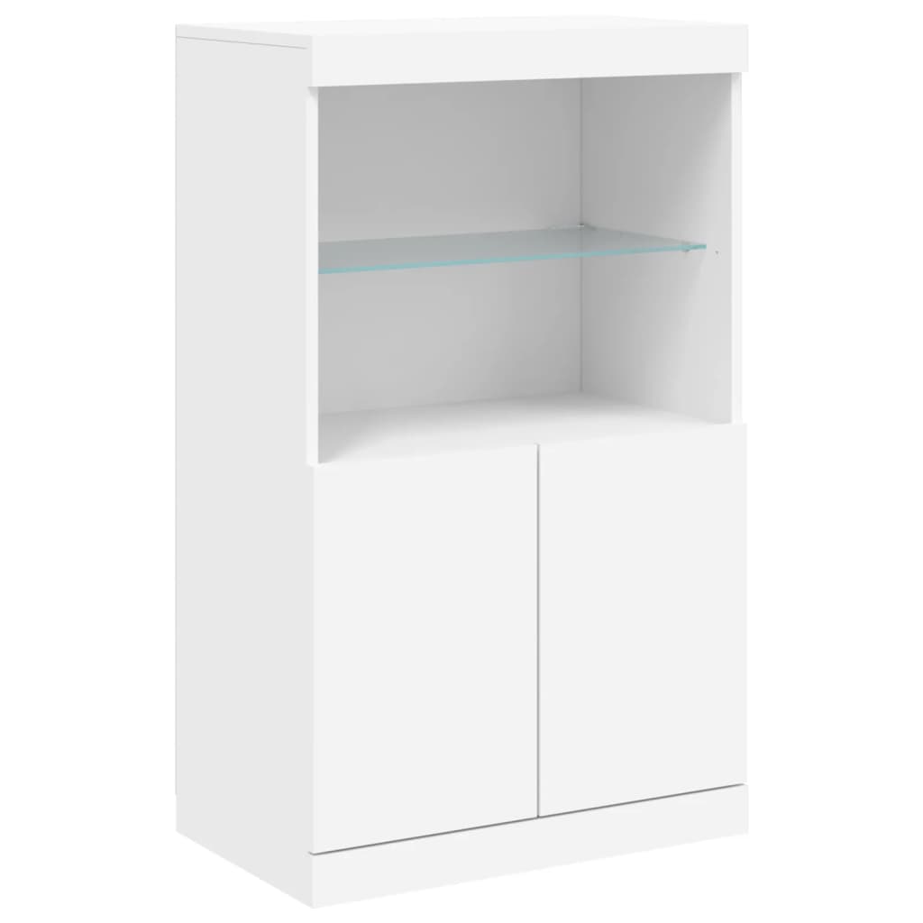 Dressoir met LED-verlichting 60,5x37x100 cm