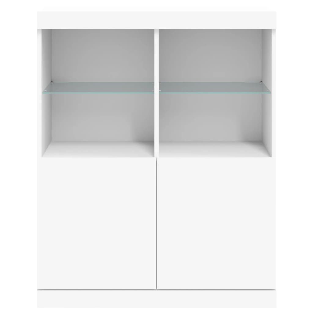 Dressoir met LED-verlichting 81x37x100 cm