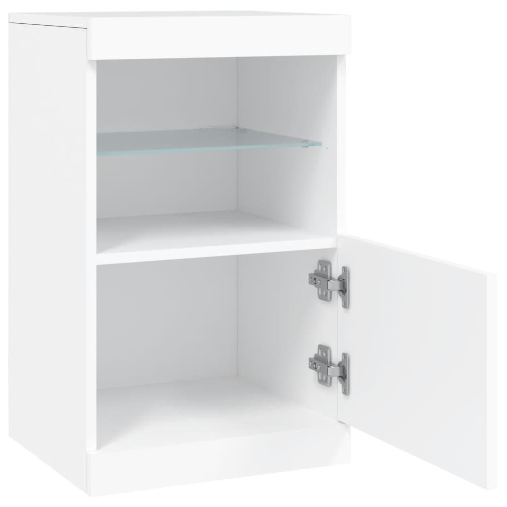 Dressoir met LED-verlichting 41x37x67 cm eikenkleurig