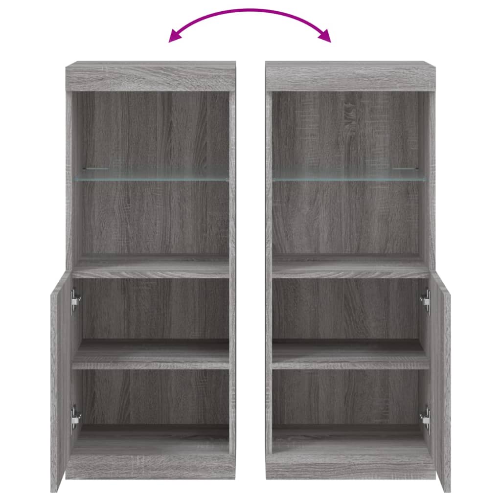 Dressoir met LED-verlichting 41x37x100 cm