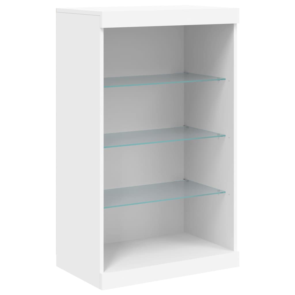 Dressoir met LED-verlichting 60,5x37x100 cm