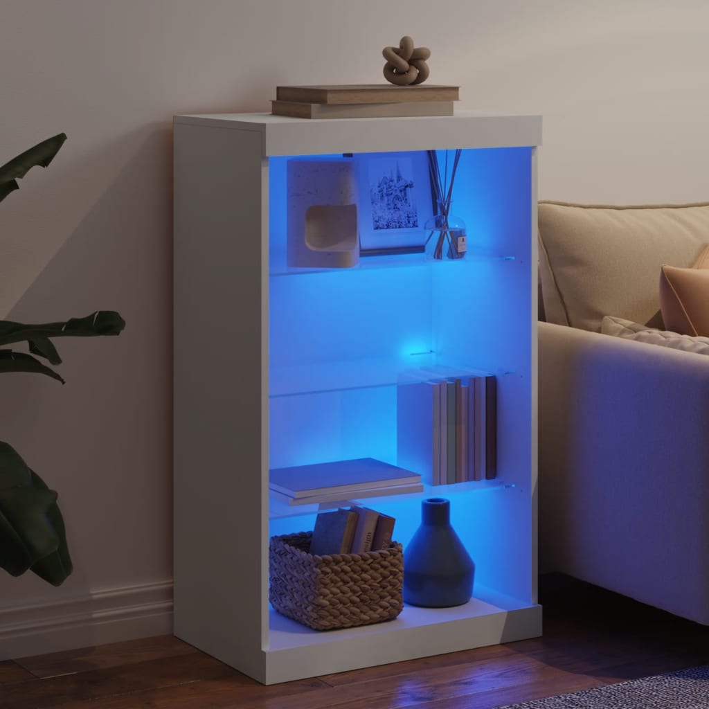 Buffet avec éclairage LED 60,5x37x100 cm