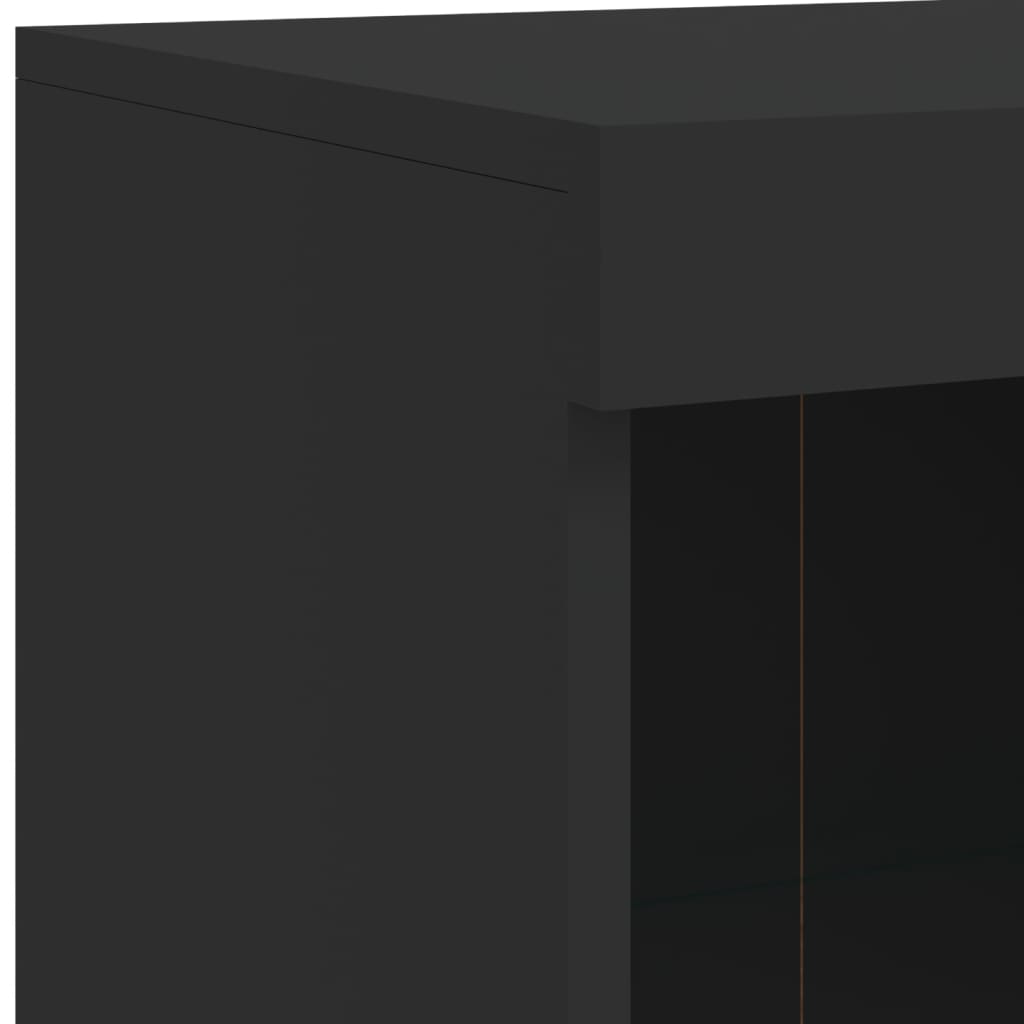 Dressoir met LED-verlichting 81x37x100 cm