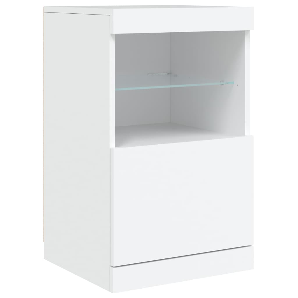 Dressoir met LED-verlichting 162x37x67 cm