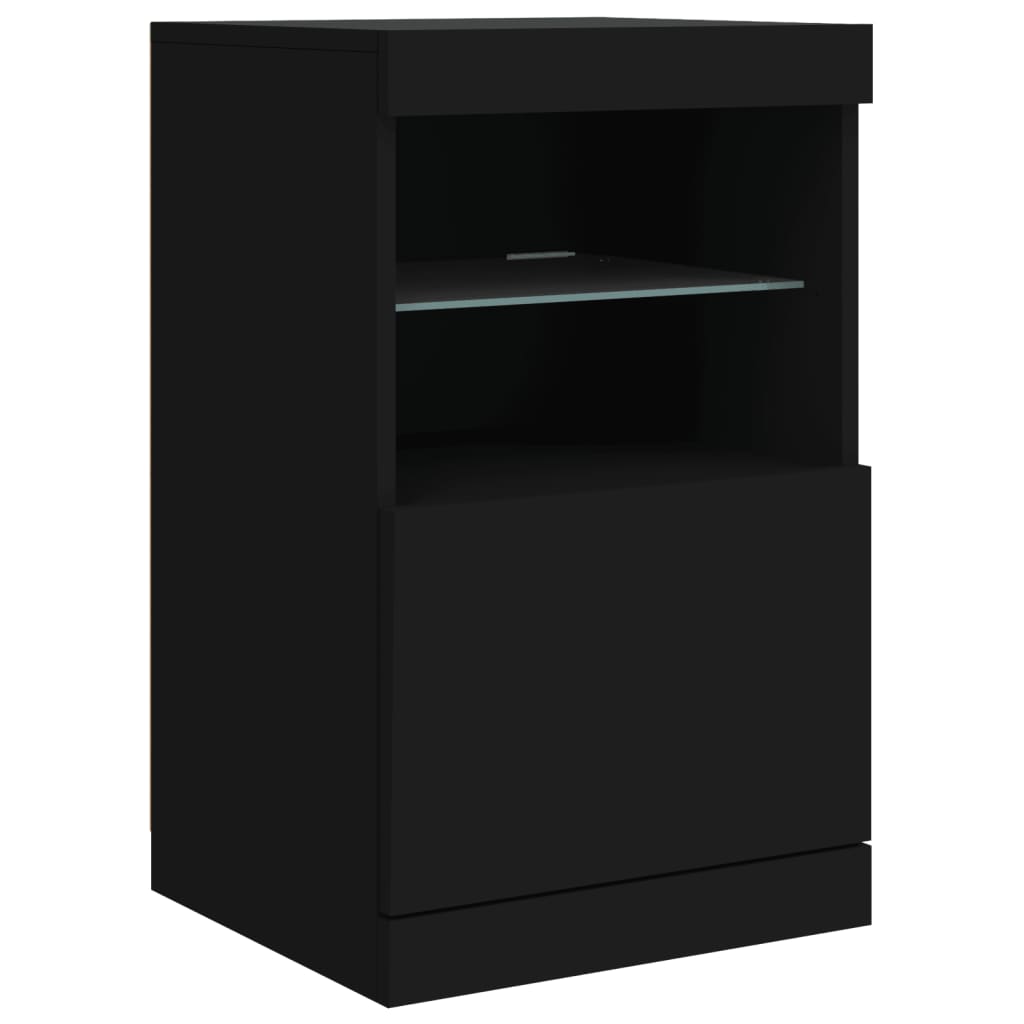 Dressoir met LED-verlichting 162x37x67 cm