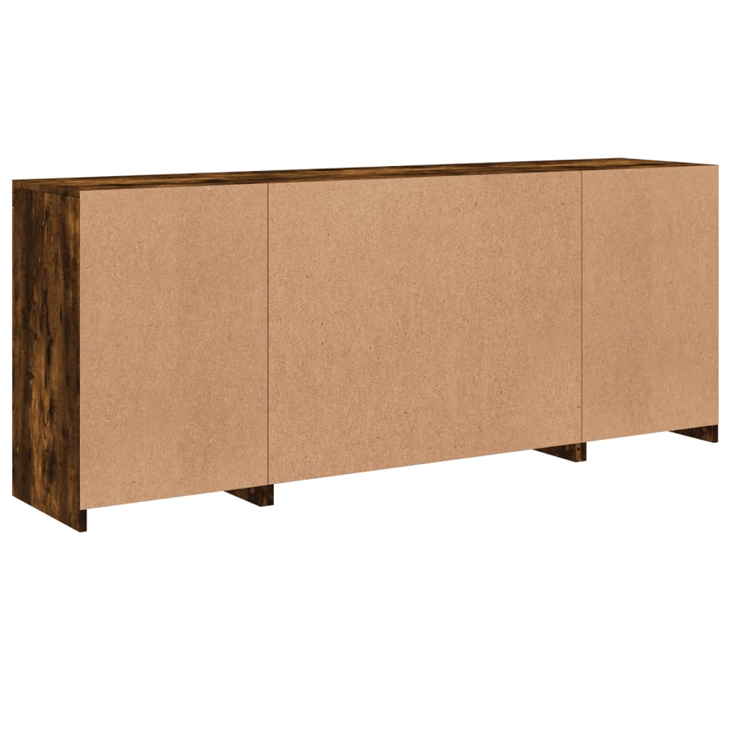 Dressoir met LED-verlichting 162x37x67 cm