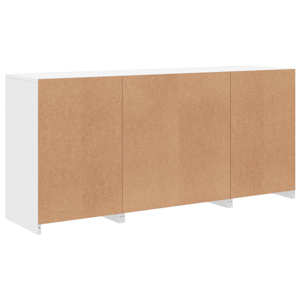 Dressoir met LED-verlichting 142,5x37x67 cm