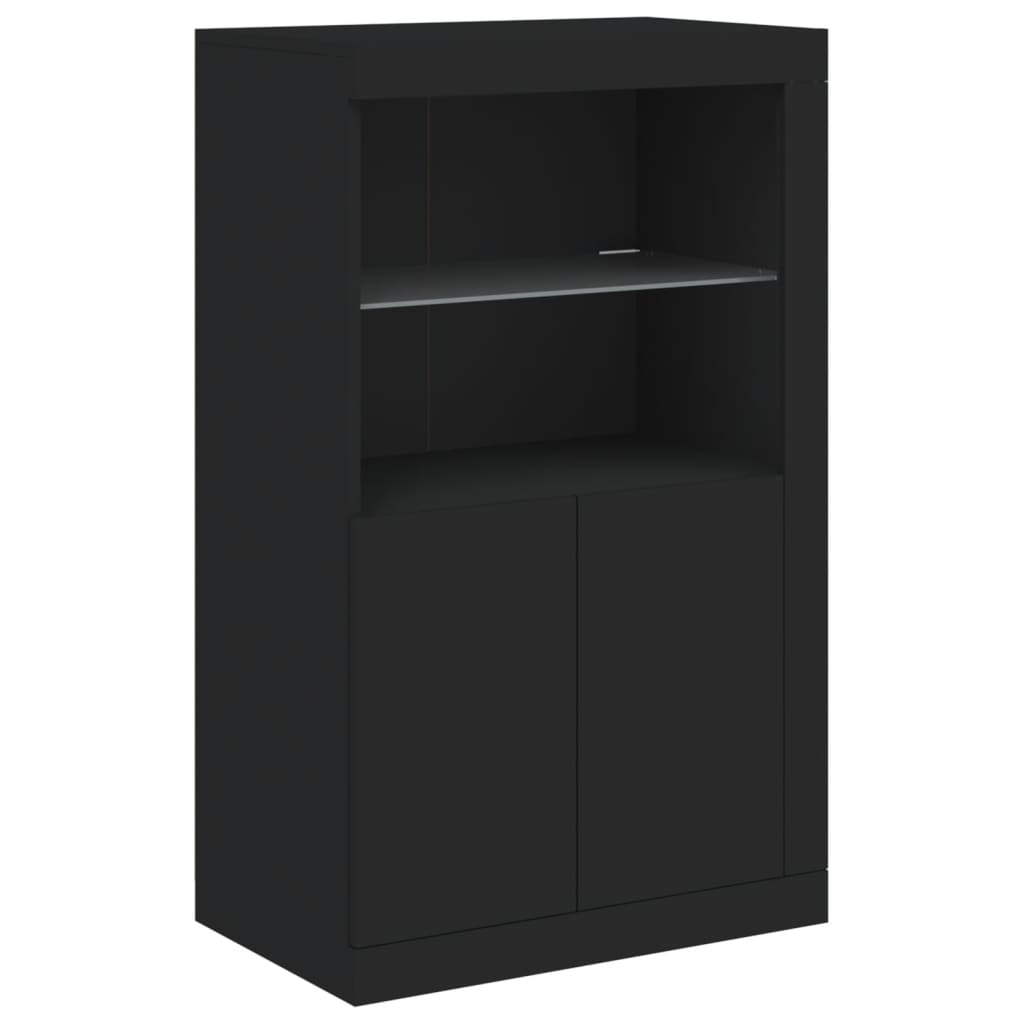 Dressoir met LED-verlichting 162x37x100 cm