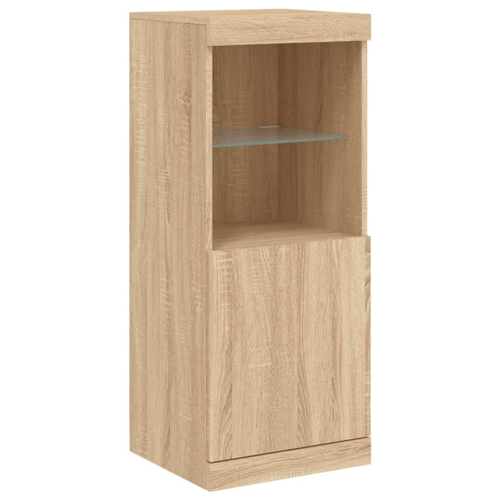 Dressoir met LED-verlichting 162x37x100 cm