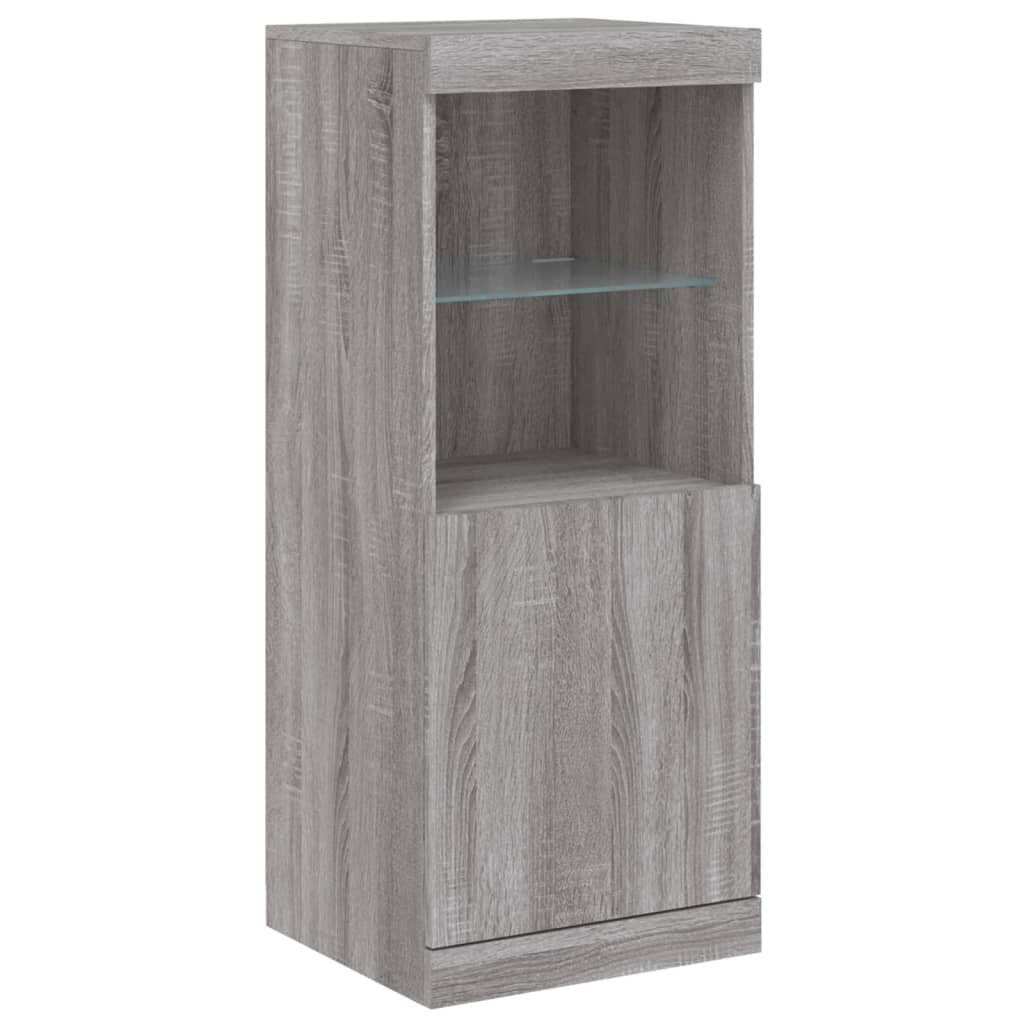 Dressoir met LED-verlichting 162x37x100 cm