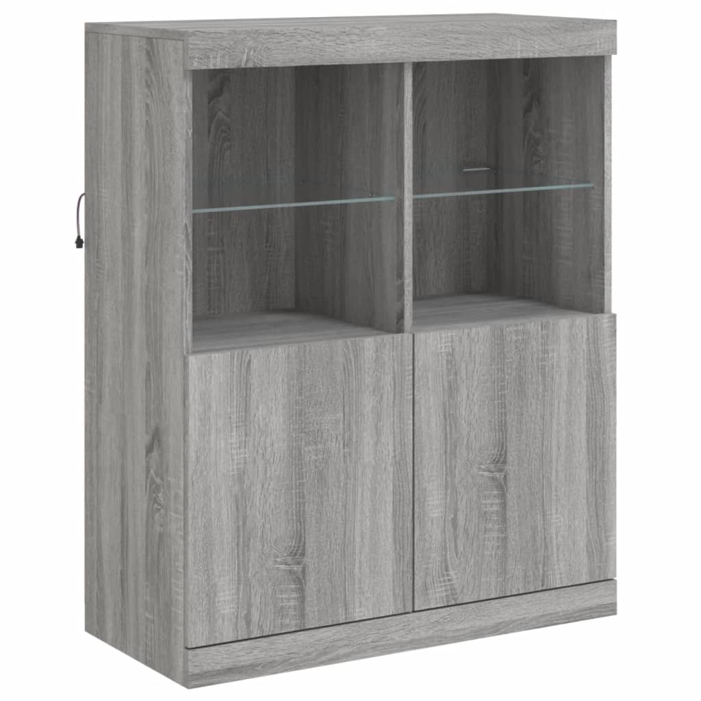 Dressoir met LED-verlichting 283x37x100 cm