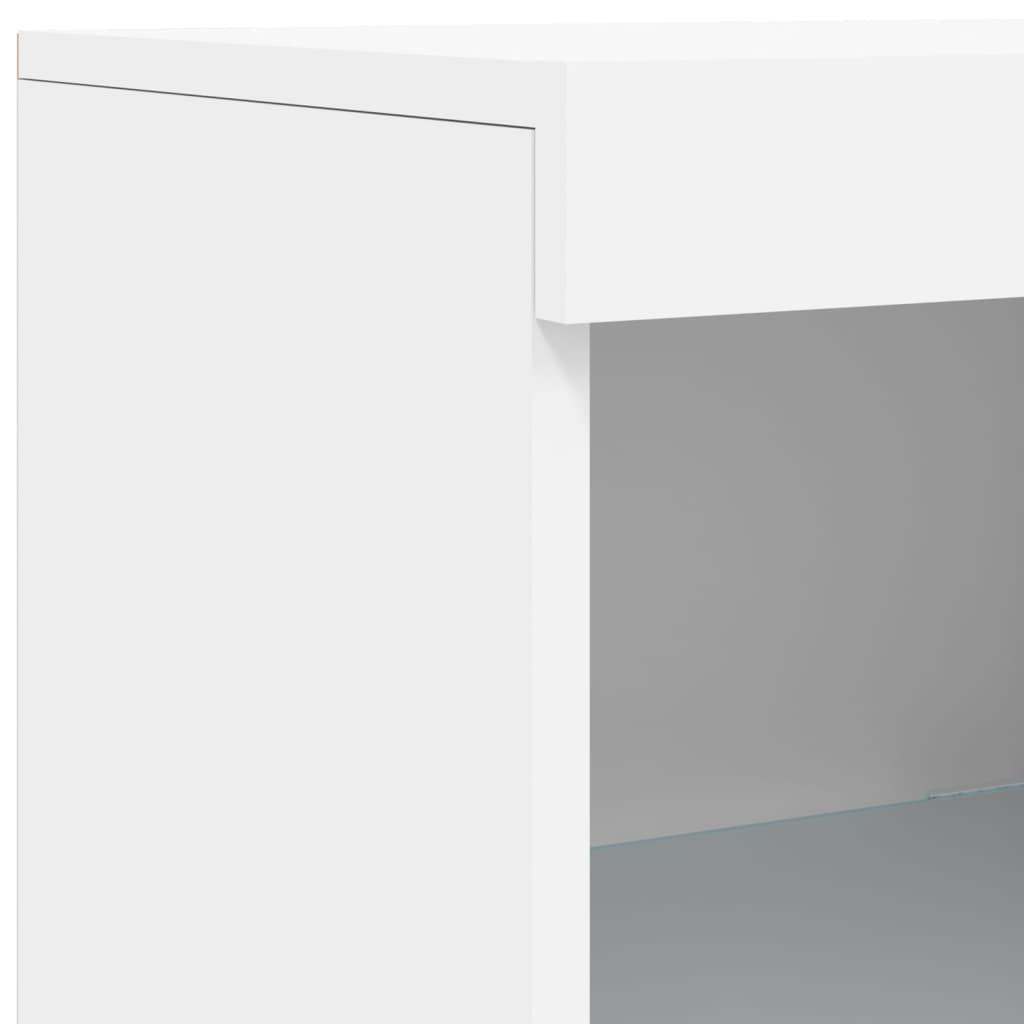 Dressoir met LED-verlichting 181,5x37x100 cm