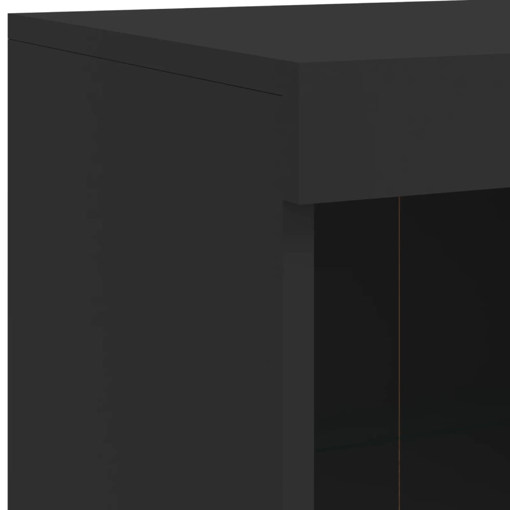 Dressoir met LED-verlichting 202x37x100 cm