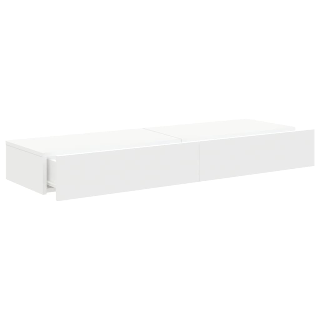 Meuble TV 2 pcs avec LED 60x35x15,5 cm