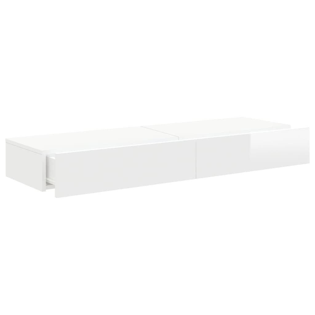 Meuble TV 2 pcs avec LED 60x35x15,5 cm