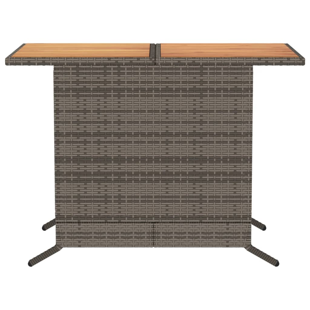 3-delige Bistroset met kussens poly rattan