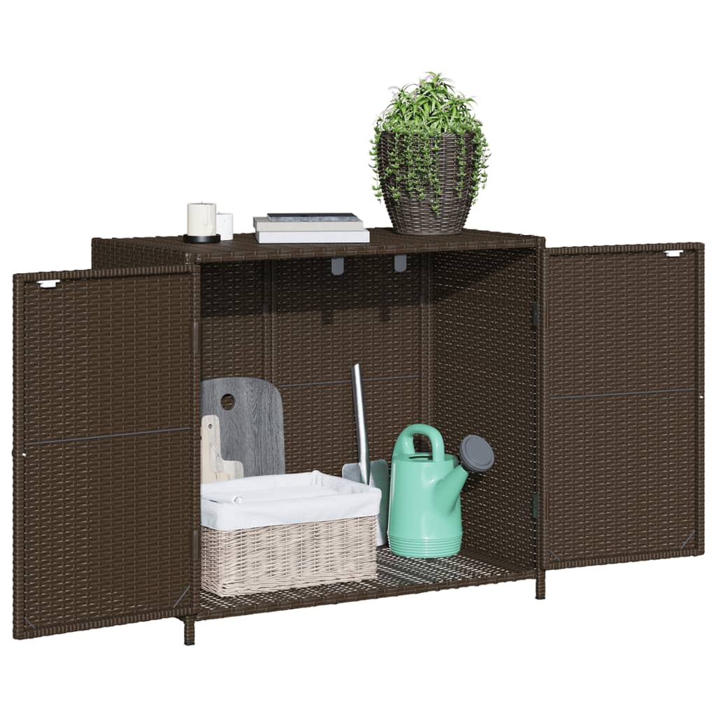 Tuinkast 83x45x76 cm poly rattan