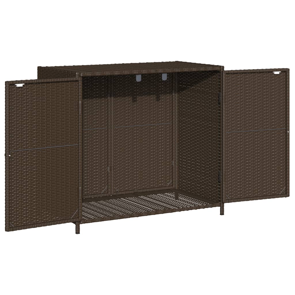 Tuinkast 83x45x76 cm poly rattan