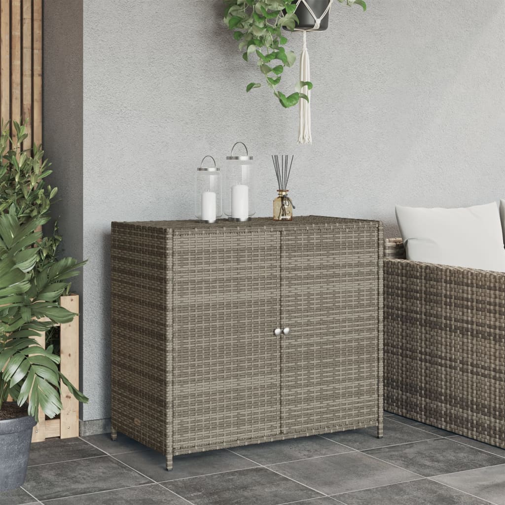 Tuinkast 83x45x76 cm poly rattan