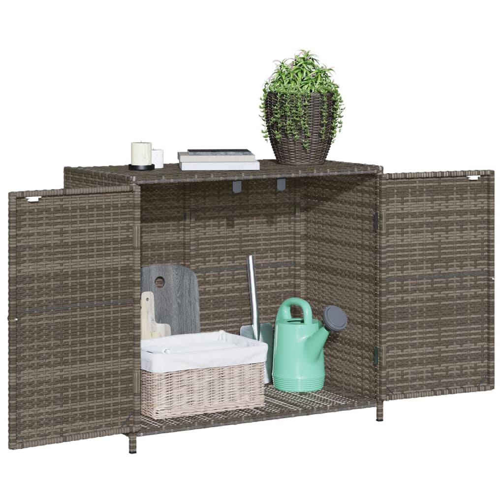 Tuinkast 83x45x76 cm poly rattan