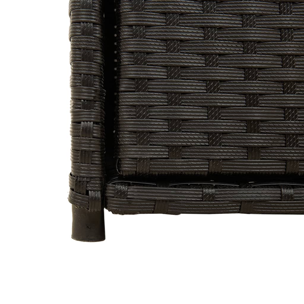 Tuinkast 105x55x113 cm poly rattan