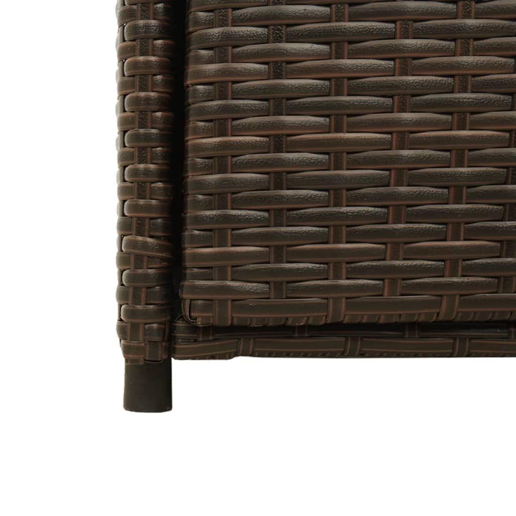 Tuinkast 105x55x113 cm poly rattan