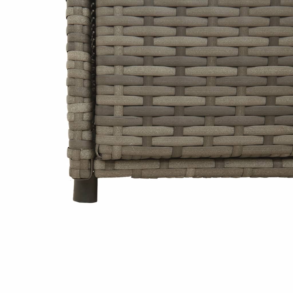 Tuinkast 105x55x113 cm poly rattan