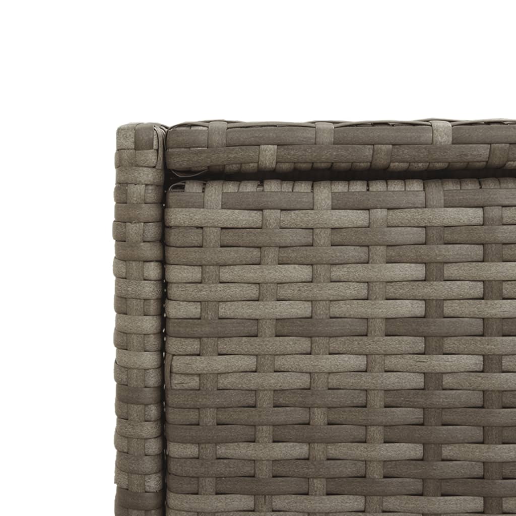 Tuinkast 105x55x113 cm poly rattan