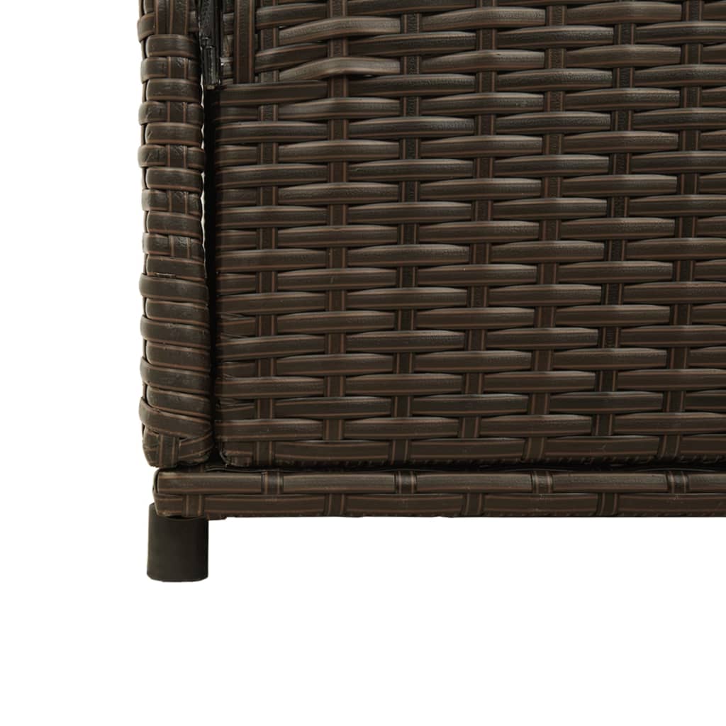 Tuinkast 105x55x113 cm poly rattan