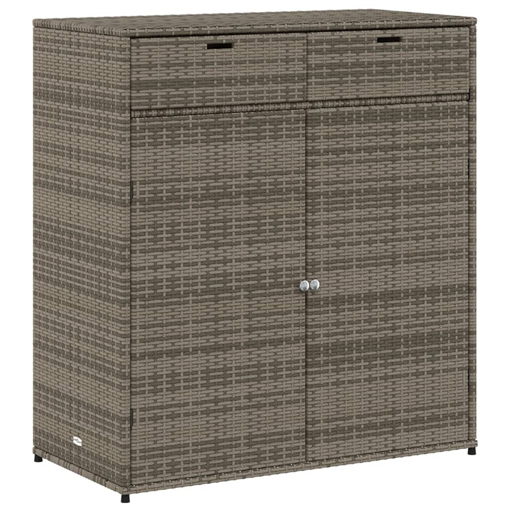 Tuinkast 105x55x113 cm poly rattan