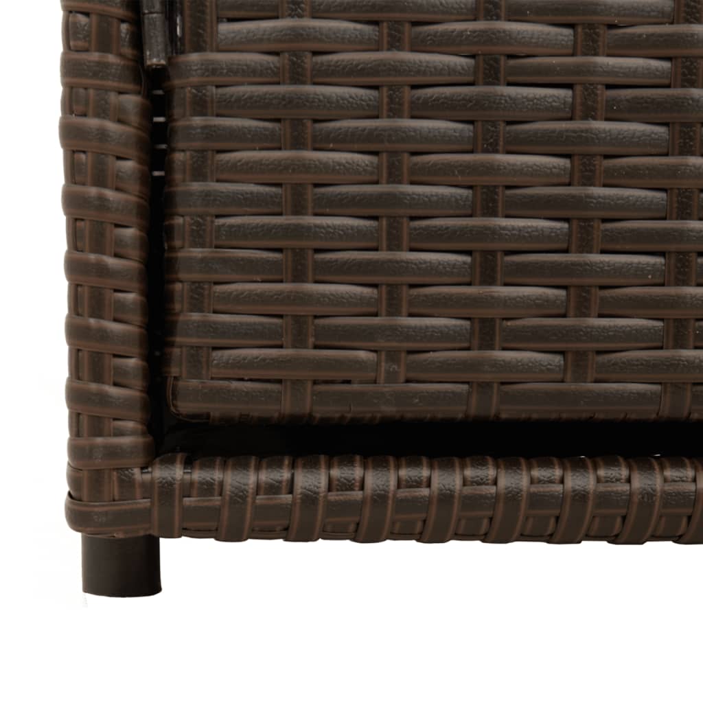 Tuinkast 110x55x60,5 cm poly rattan