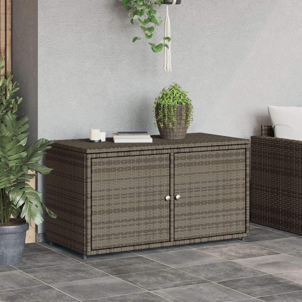 Tuinkast 110x55x60,5 cm poly rattan